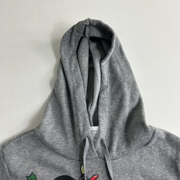 Disney Girl’s Sweatshirt Hoodie Micky Mouse Santa Christmas Long Sleeve Size‎ M - Picture 5 of 8